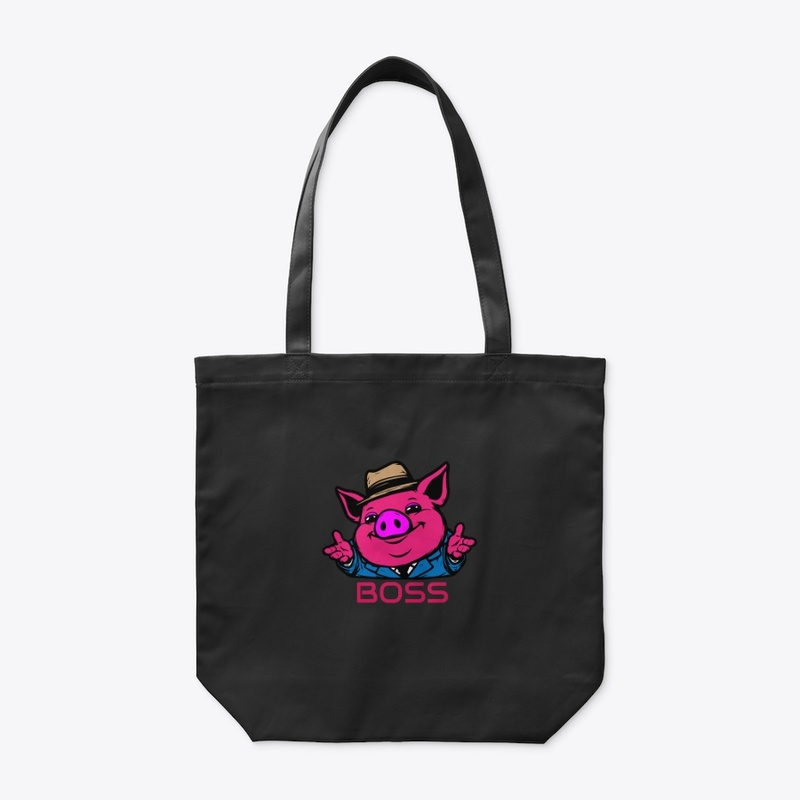 Boss Pig in Suit Cartoon