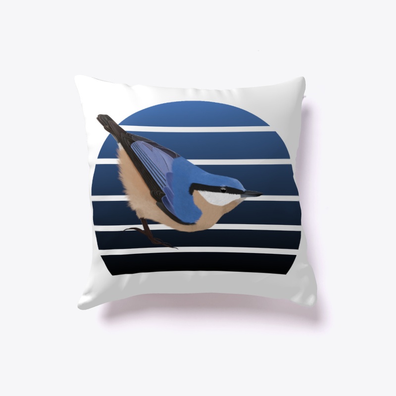 jz.birds Nuthatch Bird Animal Art