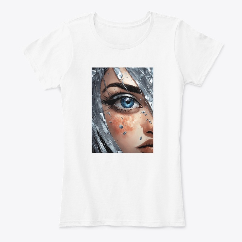 Stormy gaze women's eye t-shirt