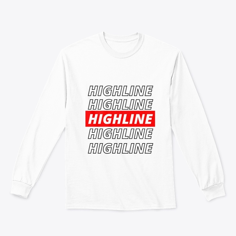 Highline, red and white