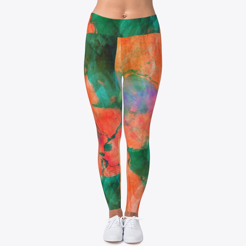 Fluid art legging