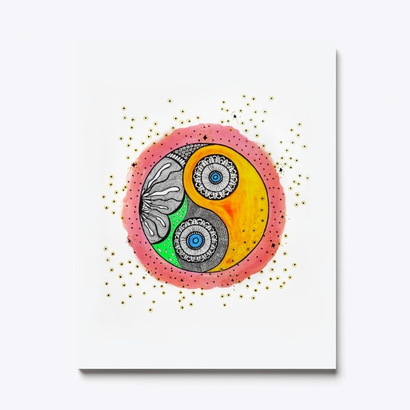 Yin-Yang print  