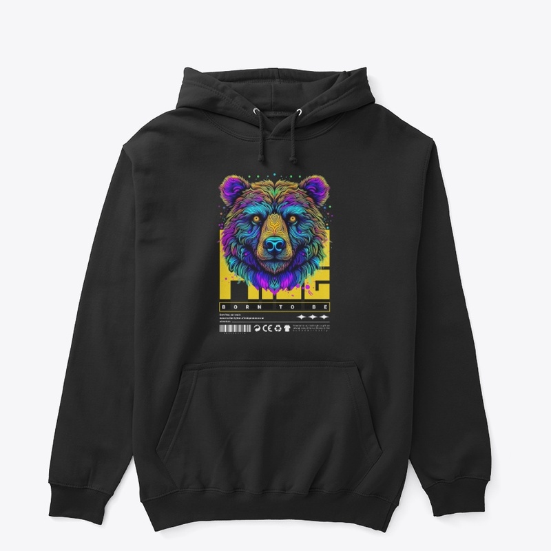 Free Born To Be Colorful Stylish Artwork