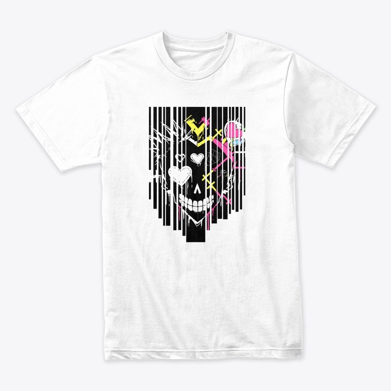 Heart with a crown barcode