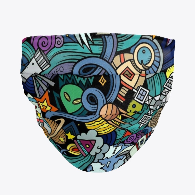 Cool Abstract Graffiti 2 Apparel