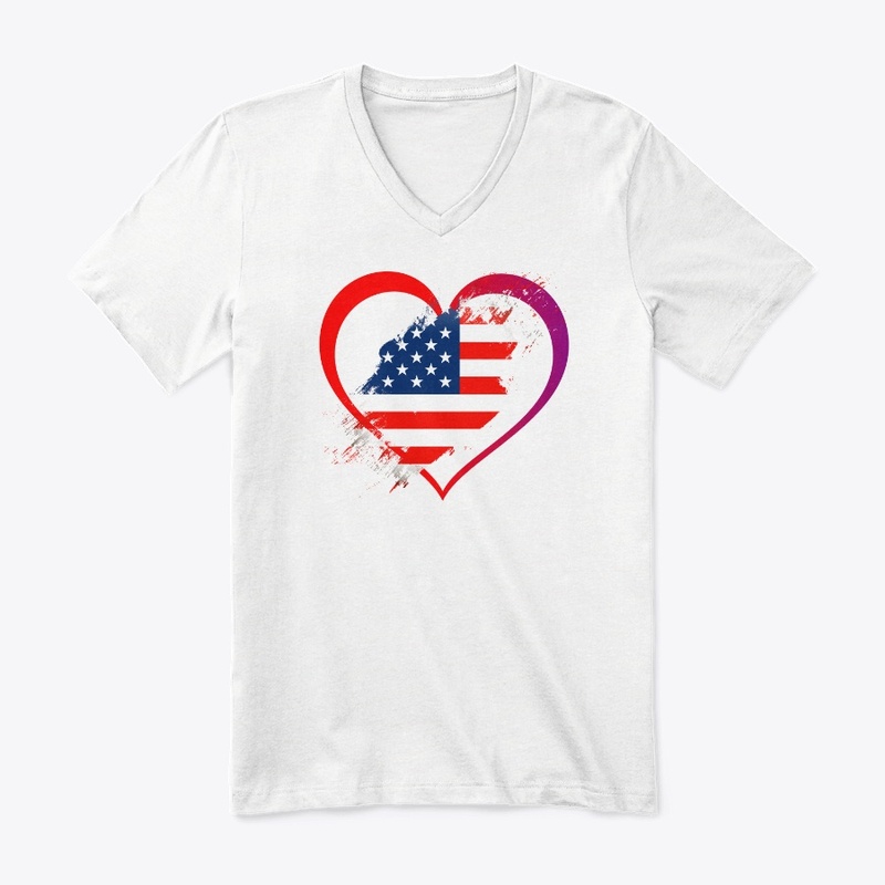American Heart Flag Tee