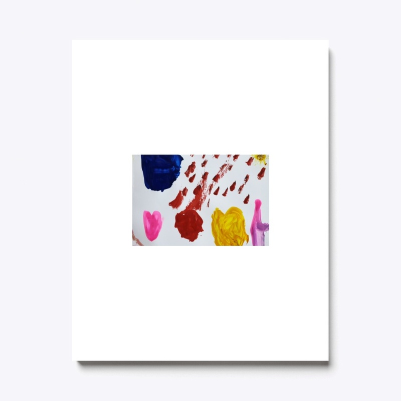 My first wonderful abstract painting.