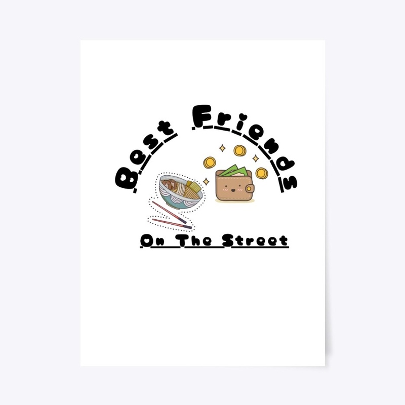 Best friends on the street