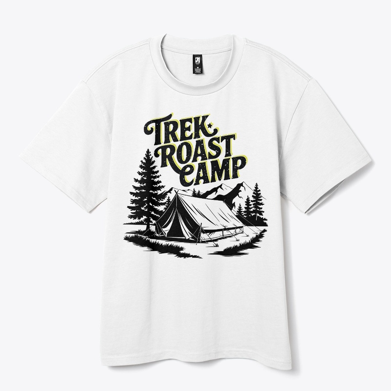 Vintage Camp Adventure T-Shirt Design.