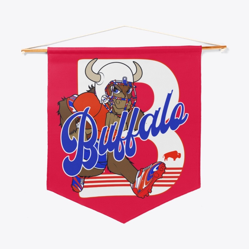 Running Buffalo Football B