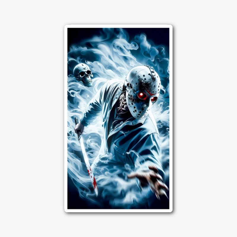 Jason Voorhees with Skulls