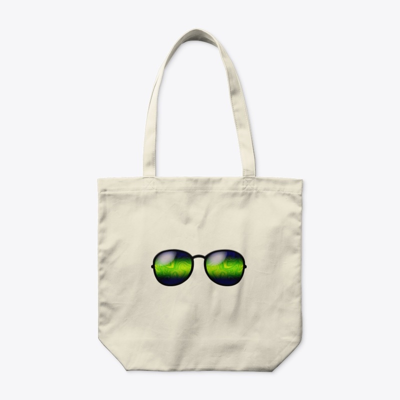 Marbled Glasses - Green & Navy