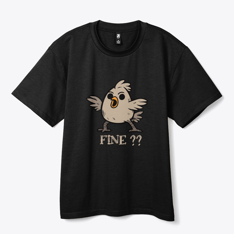 Flustered Chick Fine Meme