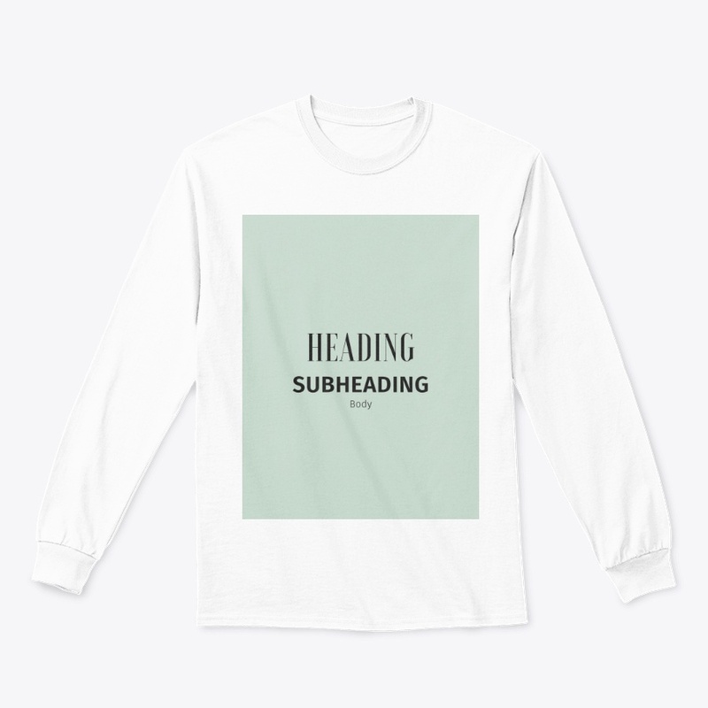 "Graphic Text Tee"