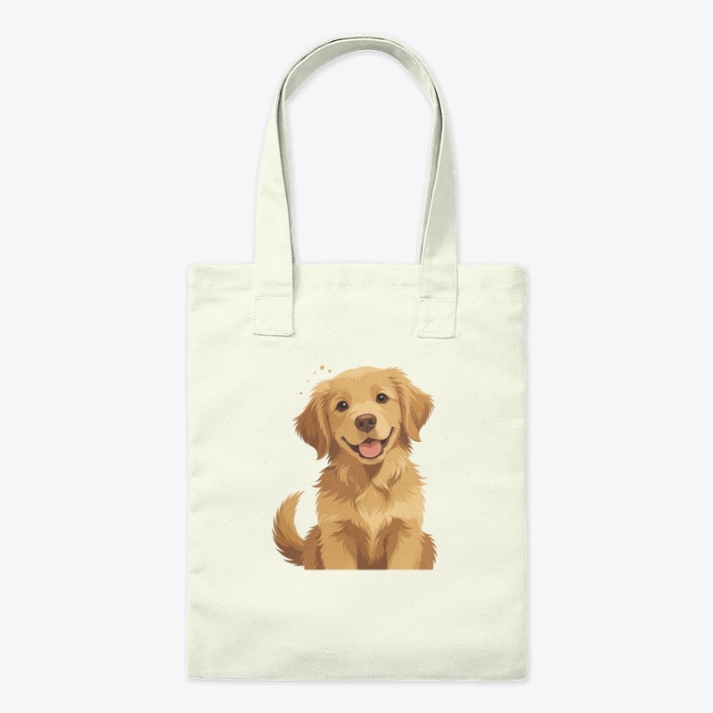 Happy Golden Retriever Puppy