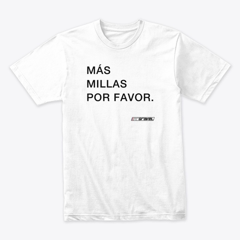 Más Millas Por Favor - Black Text