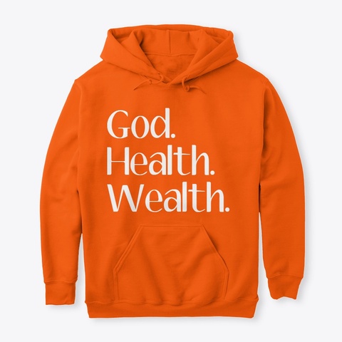 All I Need Safety Orange T-Shirt Front