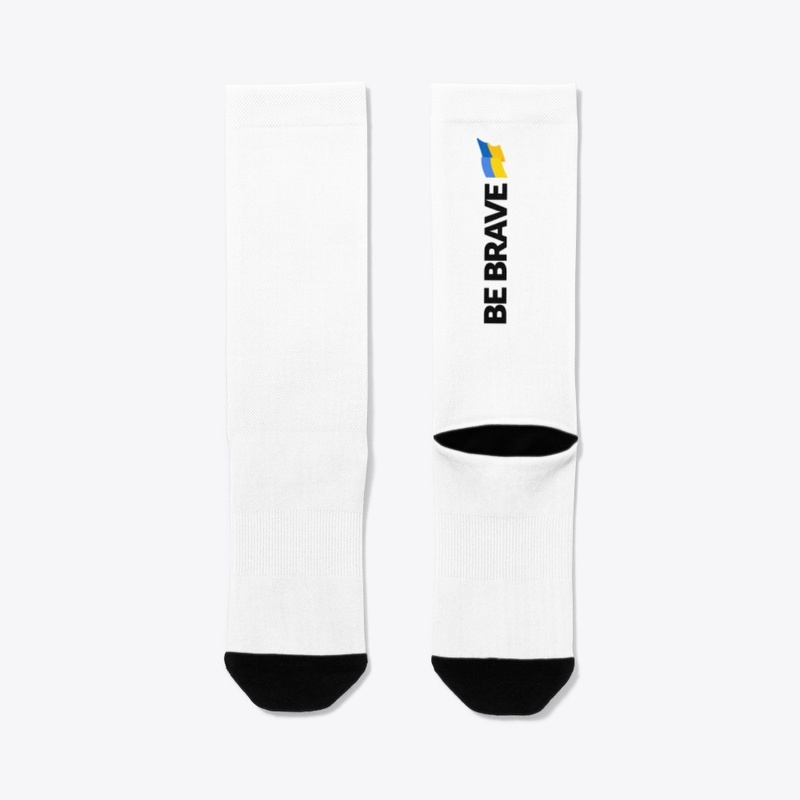 Socks Be Brave Like Ukraine 🇺🇦💪