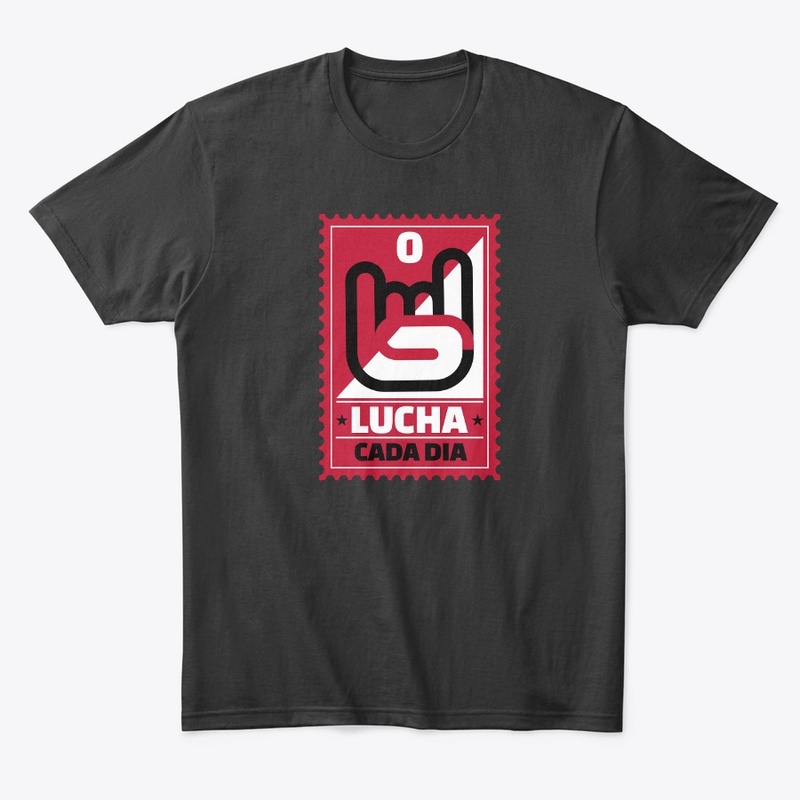 Lucha Stamp 01 ( fight every day)