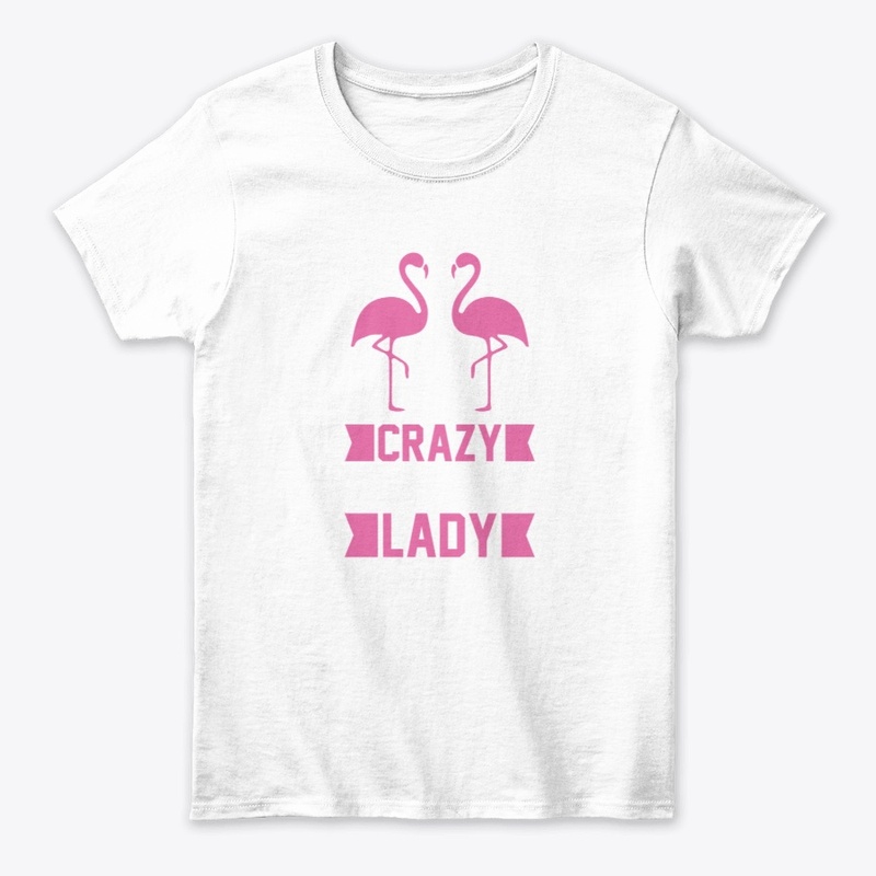 crazy flamingo lady