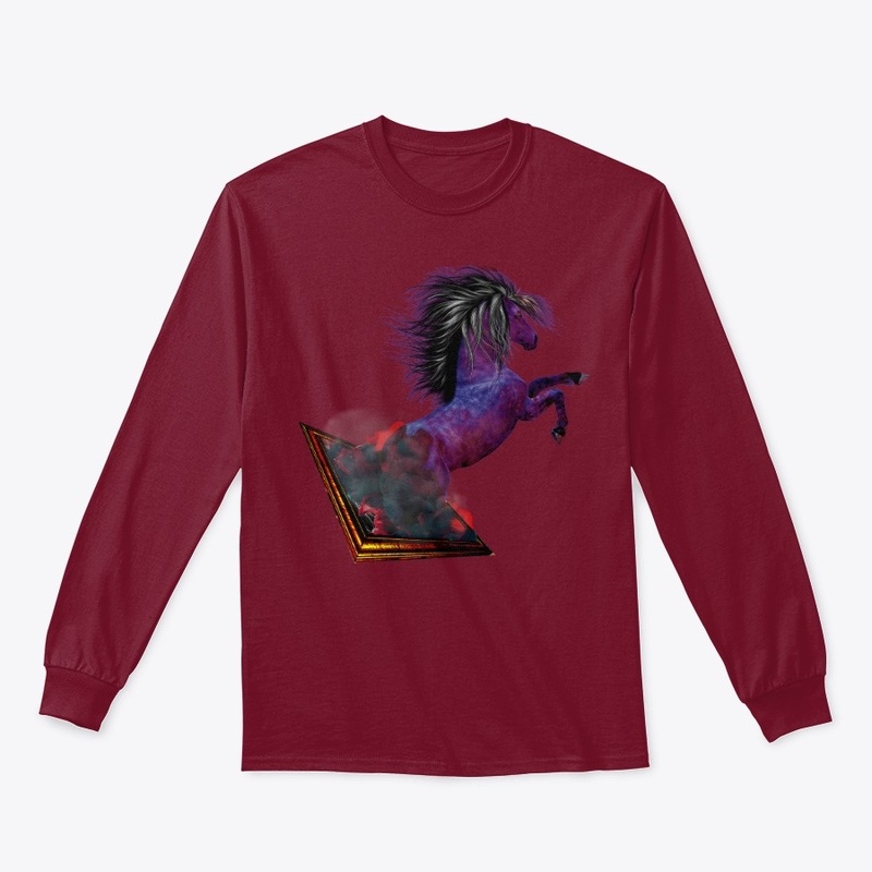 The horse that jumped out of the frame