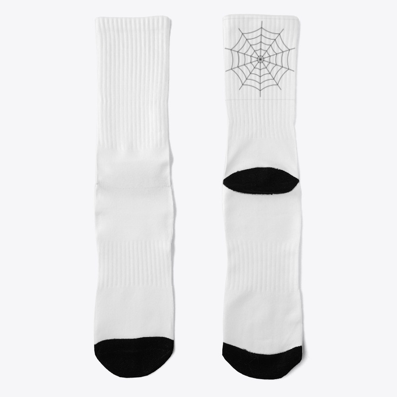 Spider web Crew Socks