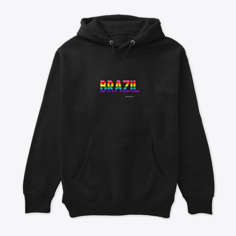 Brazil Pride Rainbow Flag Apparel