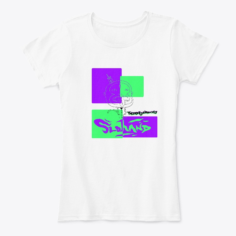 Third Eye Monkey (purple and green)