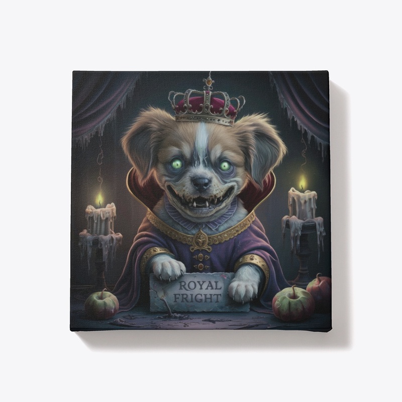 Royal Fright Dog Art Gift