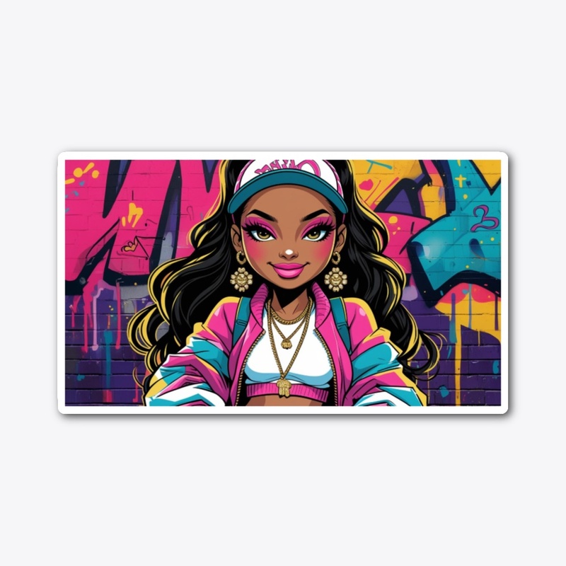 sexy hip hop girl