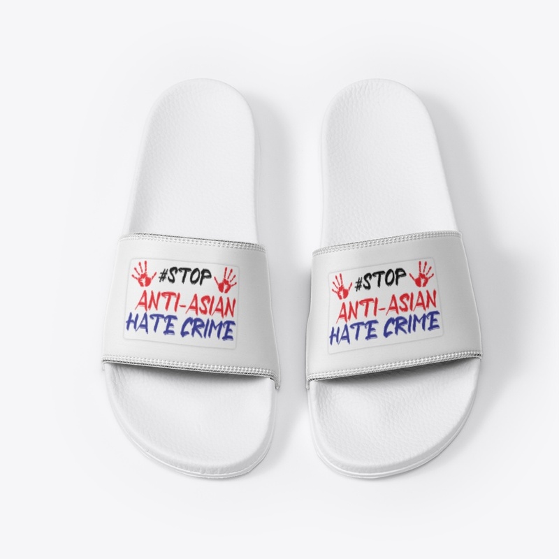 stop anti asian hate white slides