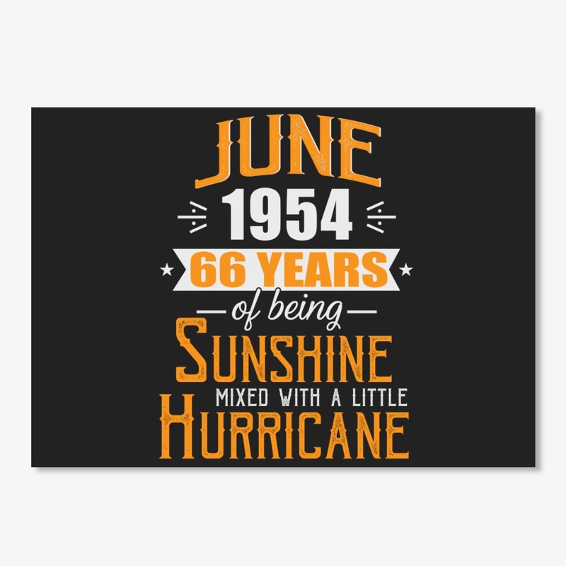 June 1954, 66 Years Anniversary Gift