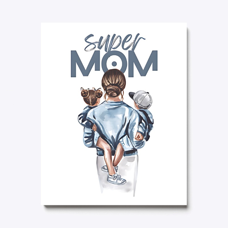 Super Mom Design T-Shirt