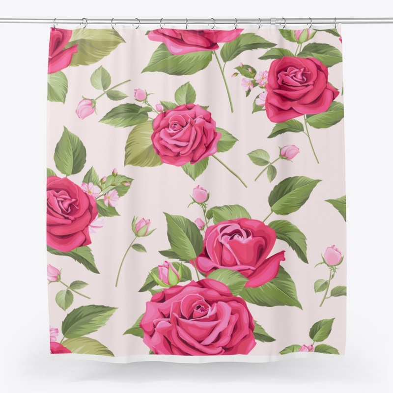  Seamless Pattern With Elegant Floral