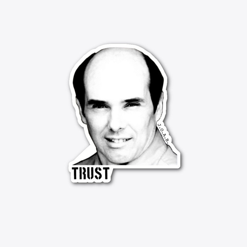 TRUST die cut sticker