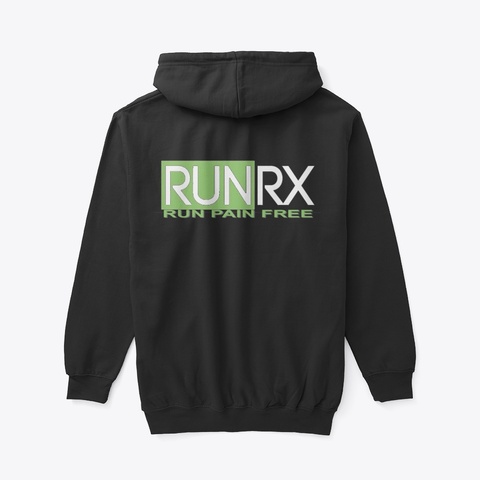 Run Rx Academy Swag Black Kaos Back