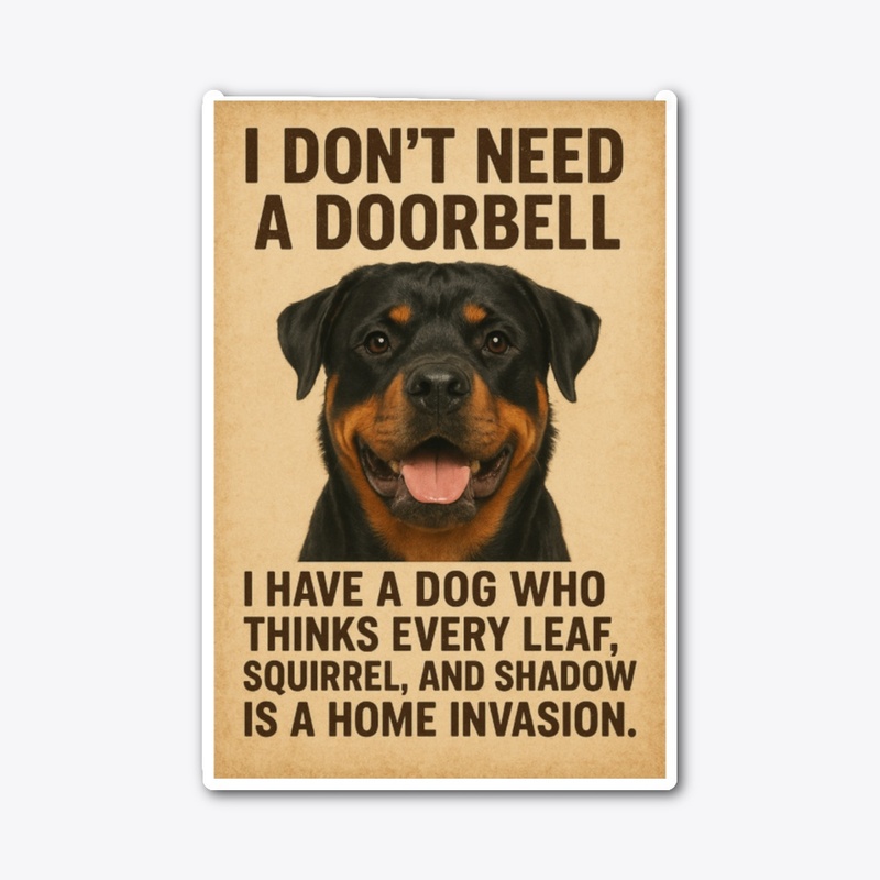 Rottweiler - I Don't Need a doorbell