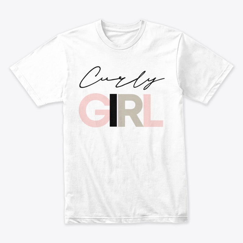 Curly Girl Tee-White