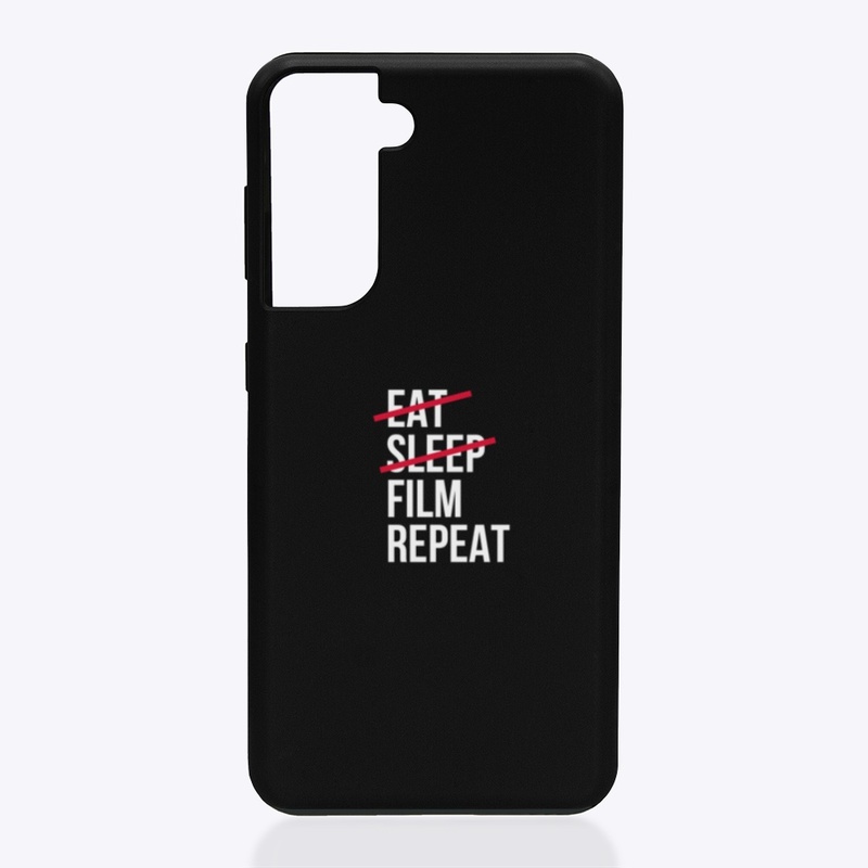 Eat Sleep Film Repeat design
