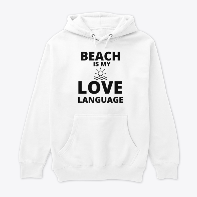 Beach is my love language funny summer q