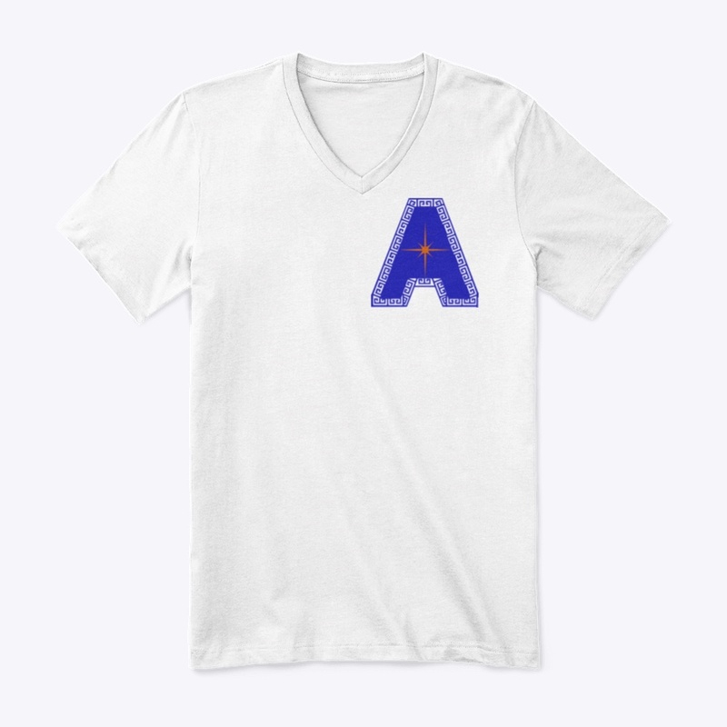 Orange Amblle Star A Men Shirt