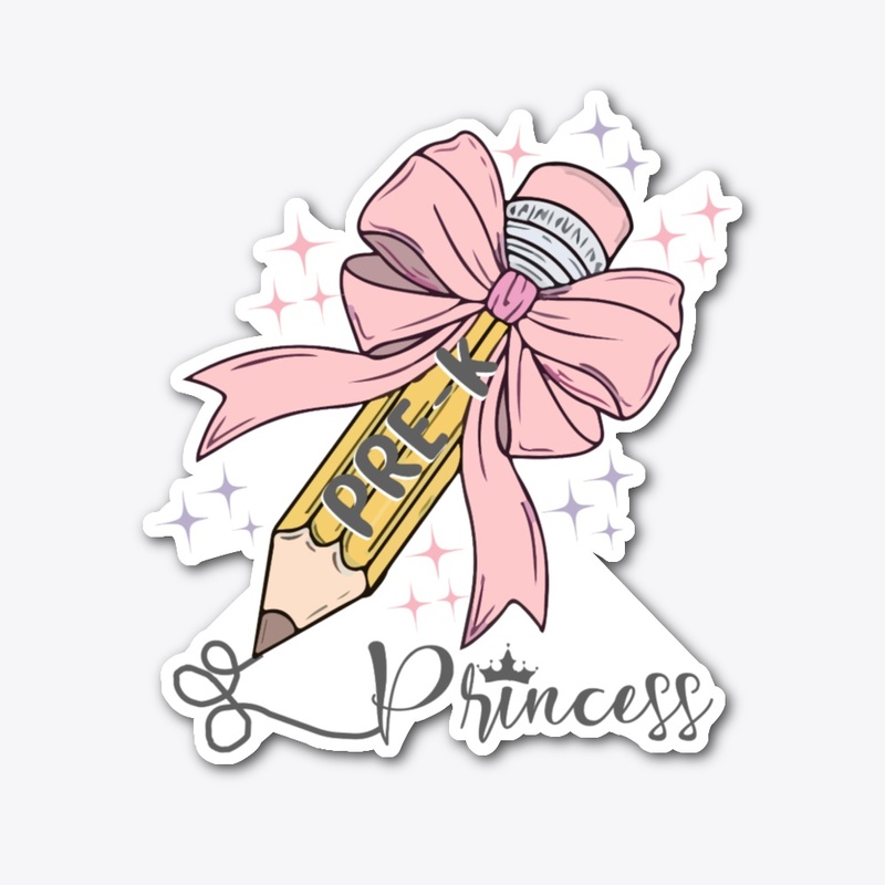 Pre K Princess Coquette Bow Pencil 