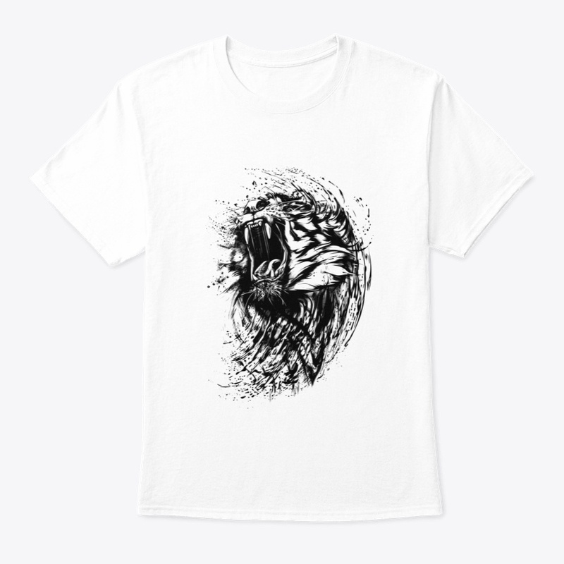 tiger abstract animal T-shirt