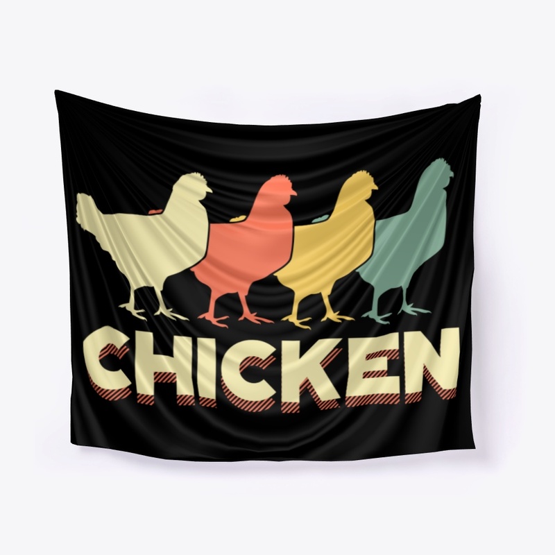 Silhouette Vintage Chicken Lover Gift