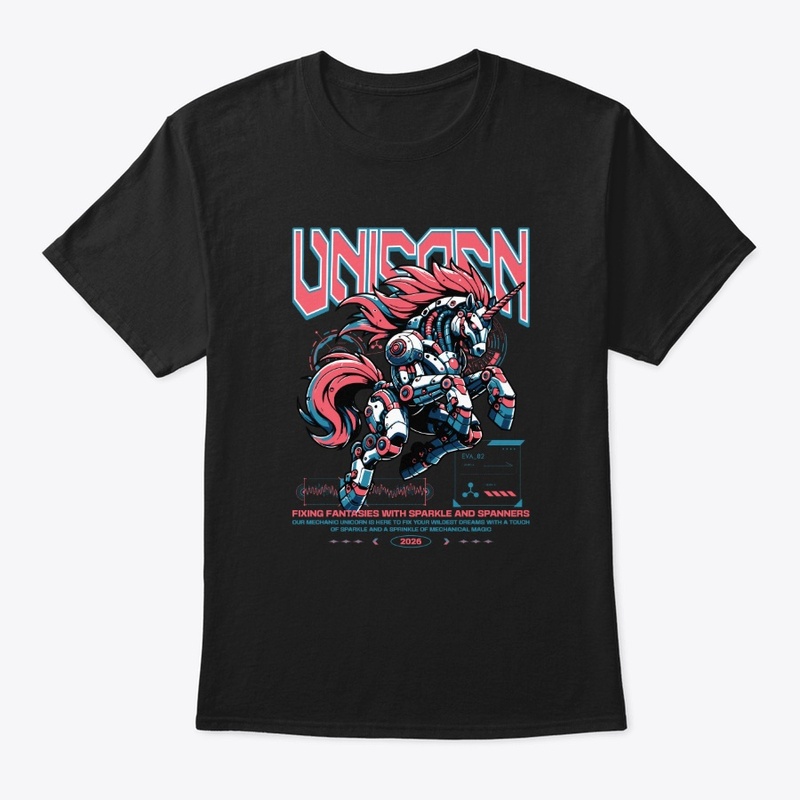 Mechanic Unicorn Animal Future Horse Y2K