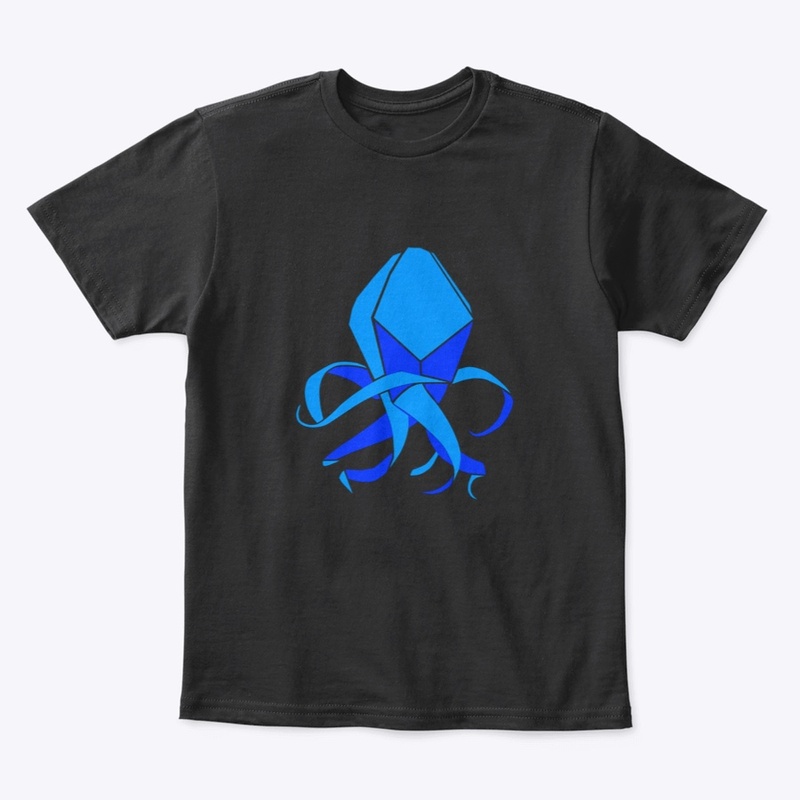 Origami Octopus Shirt, Deep Sea Marine