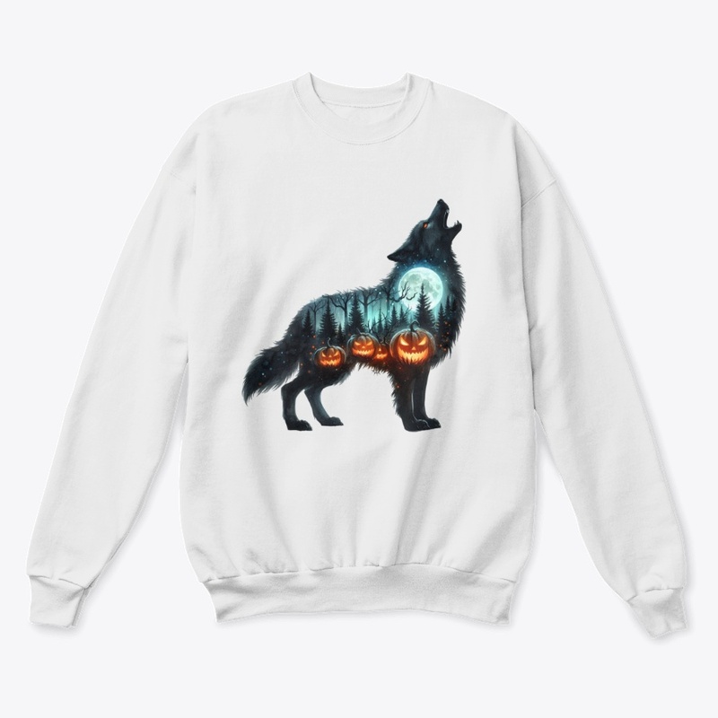 Halloween Howling Wolf