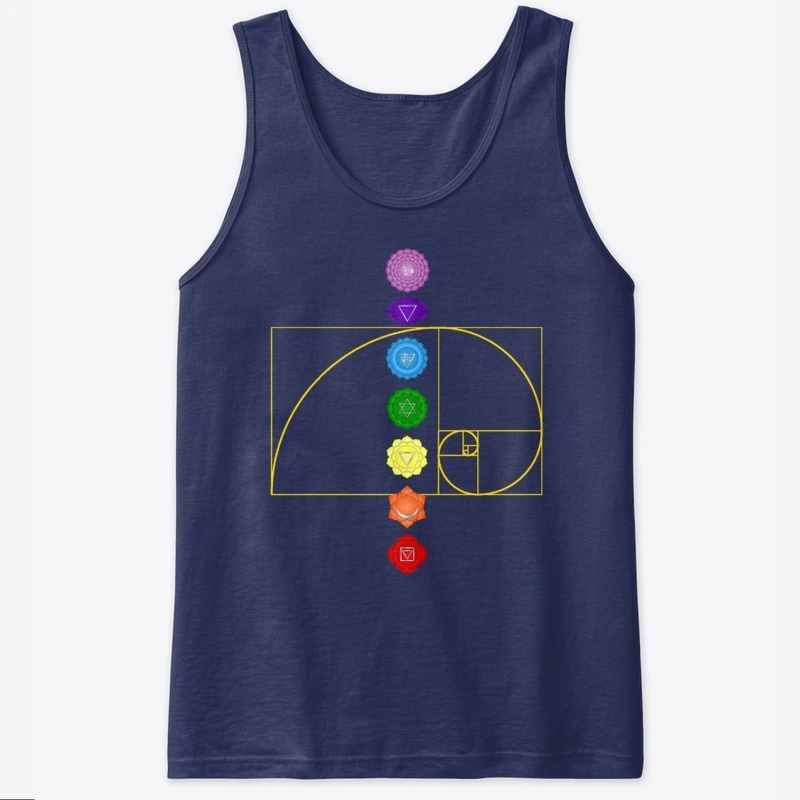 Fibonacci Golden Spiral 7 Chakras