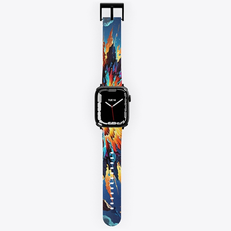 Apple Watch Band(Black)"Space#5"