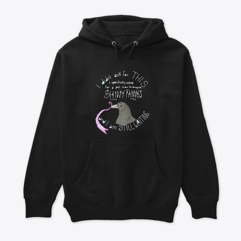 Pet Crow Shiny Things